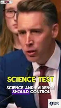 Josh Hawley's One Question Sparks Explosive Senate Hearing Moment.