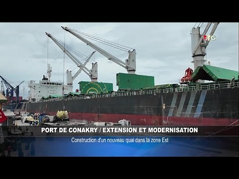 PORT OF CONAKRY - EXPANSION AND MODERNIZATION. RTG GUINEA EDITIONS 224