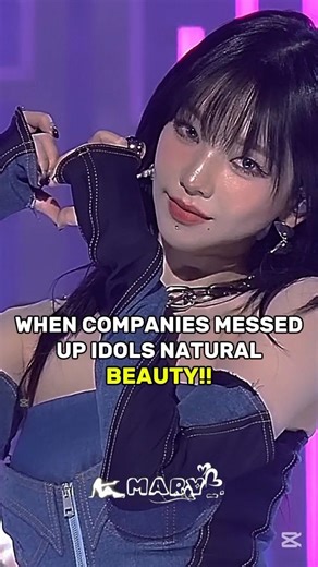 when companies ruined idols natural beauty part 1!!! #aesthetic#kpop#katseye#sophia#illit