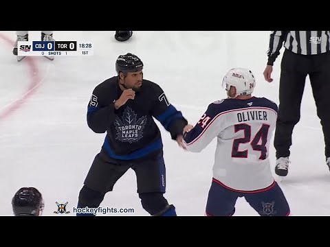 Mathieu Olivier vs Ryan Reaves Jan 22, 2025