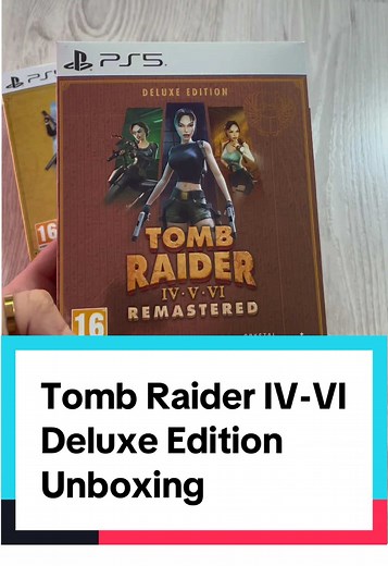 Tomb Raider IV-VI Deluxe Edition Unboxing Experience