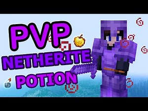 How to PVP NETHERITE POTION PRO in Minecraft