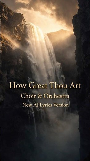 Rembrandt's How Great Thou Art (Hymn #147) #NewLyrics #Choral #choir #christianshorts