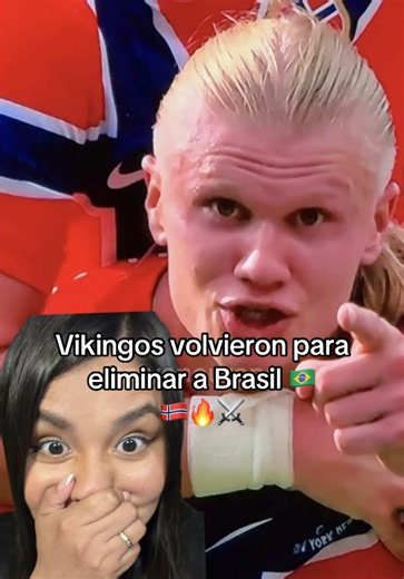 Los vikingos volvieron para eliminar a Brasil 2-1🇳🇴⚔️🔥 Con dos goles de Haaland contra Brasil ganan y pasan a cuartos de final. Noruega elimina a Brasil del mundial 2026 Noruega gana a Brasil el campeonato del mundo. Los vikingos reman hasta la final del mundial 2026 #Noruega #vikingos #vikings #mundial2026 #fifaworldcup
