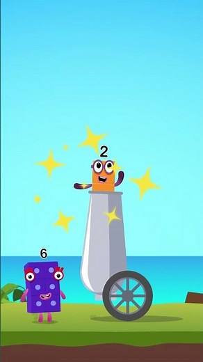 Numberblocks Learn to Count 2 & 6 in Beach Magic Run World New Season | Numberblocks Magic Adventure