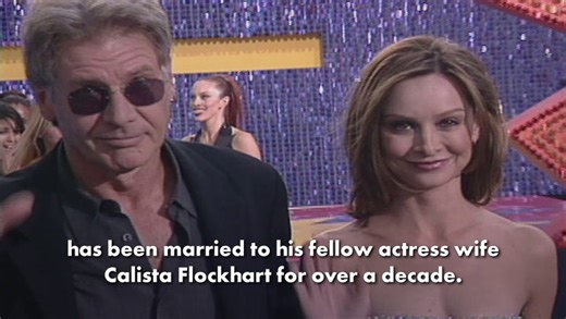 Watch: Harrison Ford and Calista Flockhart's love story