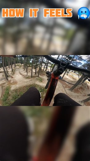 The Biggest Mtb Jumps I've Hit. 😱 (How It Looks vs how it feels) #mtb #bikepark #bmx #jumps #shorts