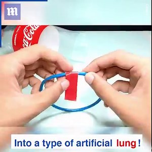 This invention takes smoking out of creating smoke rings! 🛠️🚭💨 via Caters News | Daily Mail Video