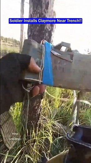 Soldier Sets Up Deadly Trap with M18A1 Claymore!