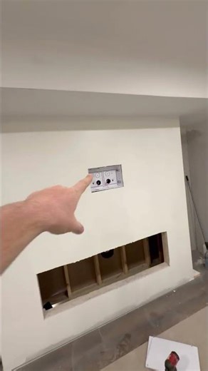How to install a recessed fireplace