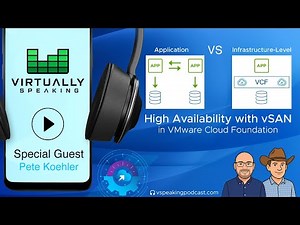 Application vs Infrastructure-Level High Availability with vSAN