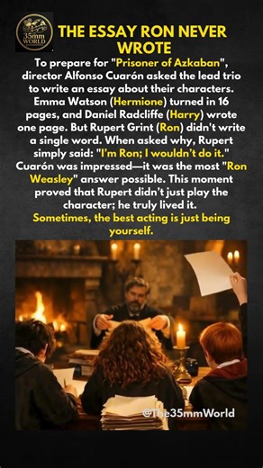 Rupert Grint’s Genius "Fail" 🧙‍♂️ #harrypotter #cinemahistory #britishcinema #moviefacts