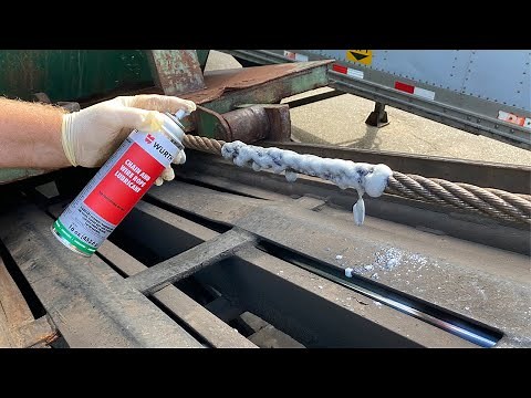 Würth Chain and Wire Rope Lubricant Demo