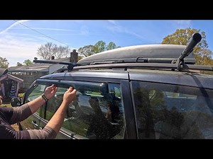Installing Window Rain Guard Shields || On Any Car