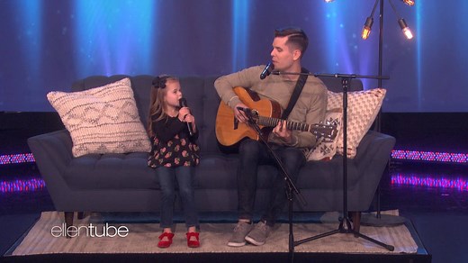 Claire Ryann Crosby and Dave Crosby perform “Meant to Be.” Prepare for the adorableness. | Ellen DeGeneres