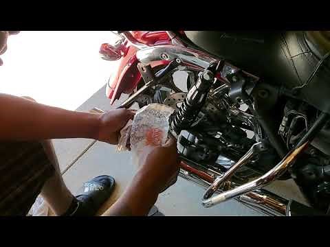 Harley Davidson rear brake installation