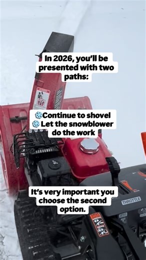 Ditch the snow shovel and choose option 2. Choose a Honda or Kress Battery Snowblower this year! #snow #snowblower #honda #hondapowerequipment #winter #2026 #choose #capecod #capecodwinter #winter2026 #snowday @hondapowerequipment | The Boat Guy, Inc.