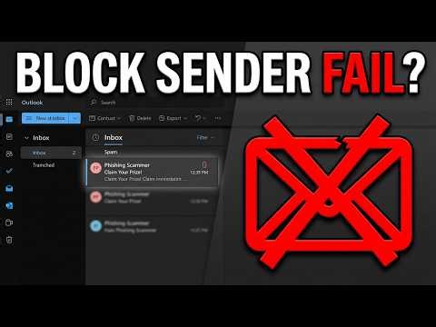 Outlook Block Sender Not Working? Fix It Fast