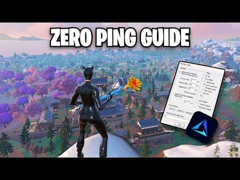 How To Get 0 PING in Chapter 6 Fortnite! ✅ (ZERO PING GUIDE)