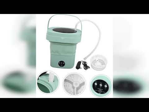 Review: Folding Mini Washer Capacity Portable Electrical Washing Machine for Rv Apartment Camp...