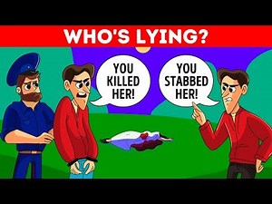 9 Detective Riddles 🕵 Only A Genius Will Solve Them All