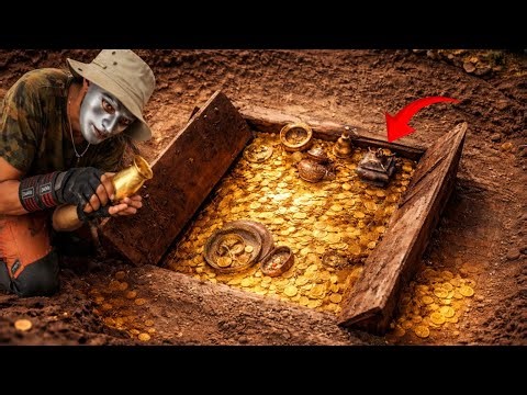 We Found A Real Treasure Chest! Big Treasure Hunt. [ We Called The Police ]