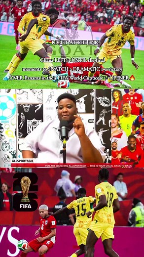Ghana's Dramatic 94:04 Winner vs Panama — Semenyo MOTM