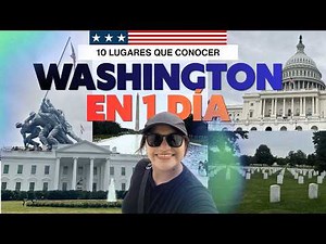 Washington D.C.: 10 Places to Visit in 1 Day | Tour from New York 🇺🇸 | Arlington, White House...