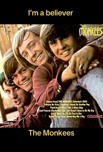 The Monkees: I’m a believer. #poprock