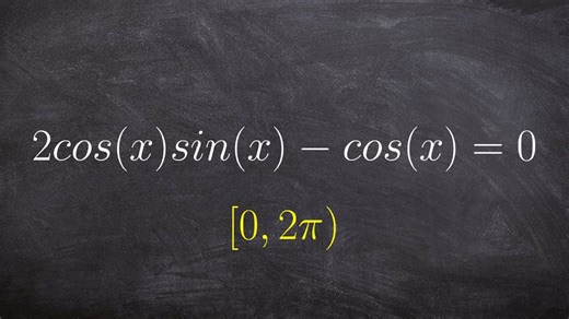 determine all of the solutions between 0 and pi for a trigonometric eqn using factoring