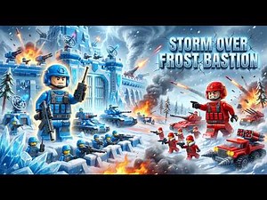 ❄️🏰 LEGO Blue Army vs Red Army: Storm Over Frost Bastion 🌨️⚔️