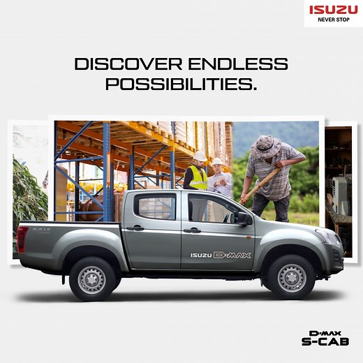 Isuzu S-CAB: where ultimate versatility meets high end performance. With its features like: ✅ Large Cargo Bed ✅ Multiple Storage Options ✅ Efficient Braking System Every journey is a seamless blend of quality and unlimited possibility. #Isuzu #IsuzuMotorsIndia #IsuzuSCAB #SCAB #Business | Isuzu Motors India Pvt. Ltd.