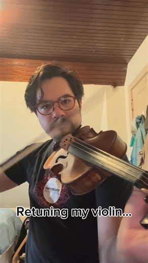 Theo Haber on Instagram: "Trying another retuning. Also playing a show Dec 1 in Brooklyn w @borderhouse_ @grr.radio #music #violin"