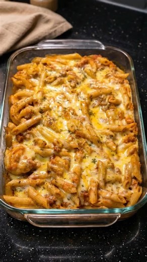 Delicious Cheesy Baked Penne Pasta Recipe
