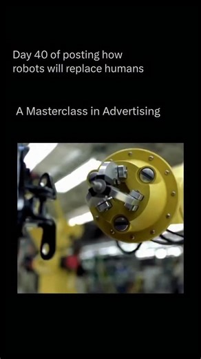 Explaining Robotics on Instagram: "Follow @explain.robotics to learn everything about the latest advancements in robotics one post at a time General Motors’ “Robot” Super Bowl commercial, first aired in 2007, became one of the company’s most unforgettable ads because of its emotional punch and dark humor. The ad follows a bright yellow GM assembly-line robot that accidentally drops a bolt during production, triggering a chain reaction where it is “fired” for failing GM’s strict quality standards