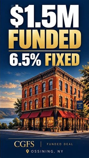 $1.5M Cash-Out Refinance Funded at 6.5% Fixed | Ossining, NY