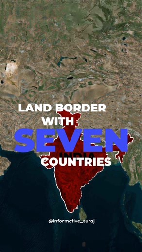India ki International Borders Explained | Map Animation #indian #border #mapanimation #geography