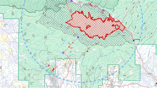 Trout Fire grows to 18,000 acres after four days