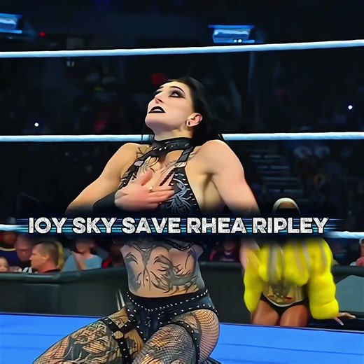 Ioy Sky Save Rhea Ripley🔥☠️#wwe#shorts