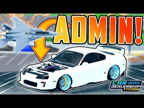 I Snuck Into a SECRET ADMIN SERVER in Car Dealership Tycoon!