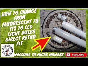 How To ● Convert T8 T12 Fluorescent Lights to LED Direct Retro Fit ● Explained in Simple Terms