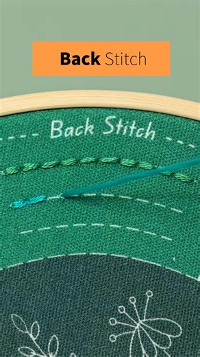 Back Stitch Basics | A Must-Know Embroidery Stitch for Beginners
