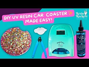 Custom UV Resin Car Coasters | Step-by-Step DIY!