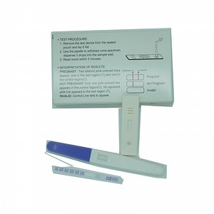 [Hot Item] Disposable HCG Home Urine Pregnancy Test Wholesale Pregnancy Test Midstream/Cassete/Strip 25 Miu