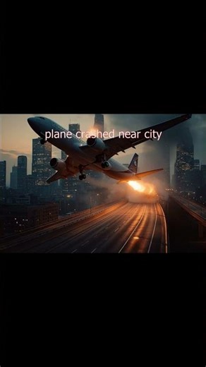 giant airplane crash