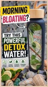Morning Bloating? Try This Powerful Detox Water!