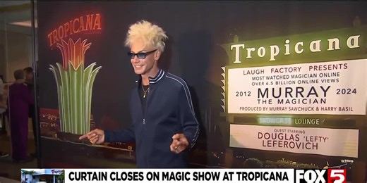 Curtain closes on magic show at Tropicana in Las Vegas