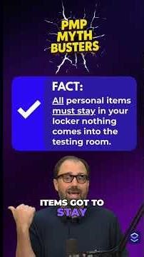 Can you bring personal items inside PMP exam?