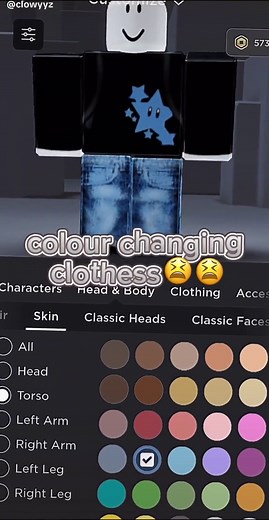 Color Changing Clothes Tutorial in Roblox