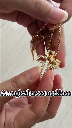 Experience the elegance and meaning of our Magical Cross Necklace! ✨